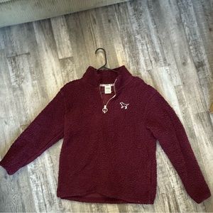 FUNNEL NECK SHERPA JACKET